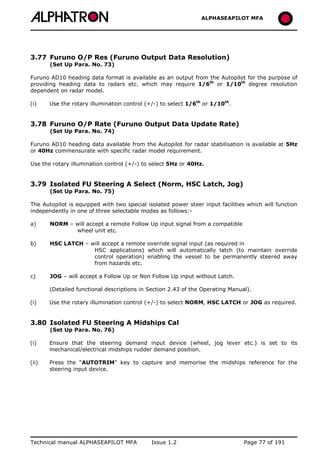 ALPHASEAPILOT MFA Autopilot 