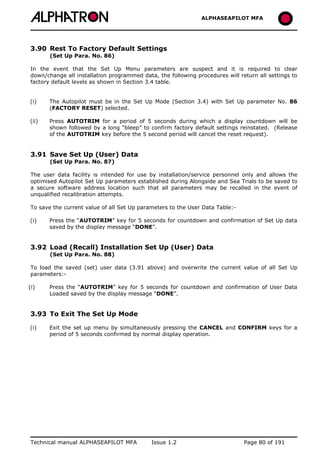 ALPHASEAPILOT MFA Autopilot 