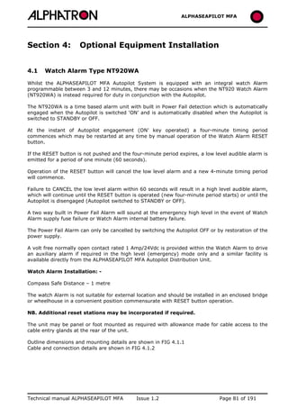 ALPHASEAPILOT MFA Autopilot 