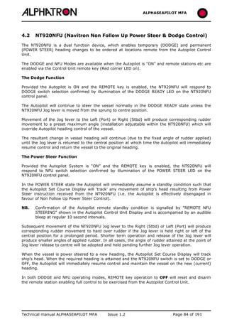 ALPHASEAPILOT MFA Autopilot 