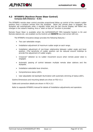 ALPHASEAPILOT MFA Autopilot 