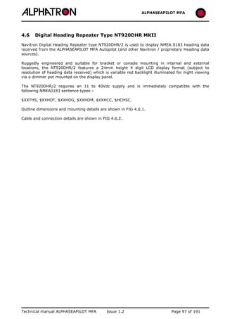 ALPHASEAPILOT MFA Autopilot 