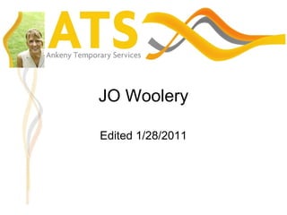 JO Woolery Edited 1/28/2011 