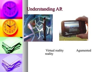 Understanding AR Virtual reality  Agumented reality 