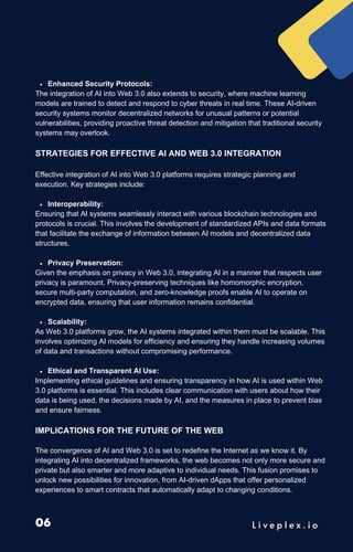 Intelligent Web: Unveiling the AI-Driven Future of Web 3.0 | PDF