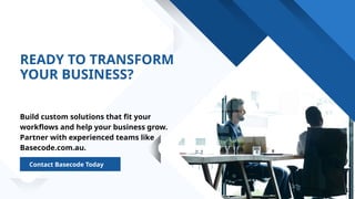 Why Custom Software Development Matters - Basecode | PPTX