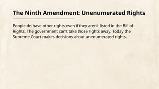 Copy of Bill of Rights Ideas and Civics Rights | PPTX
