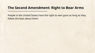 Copy of Bill of Rights Ideas and Civics Rights | PPTX