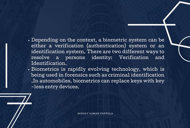 Biometric Technology | PPT