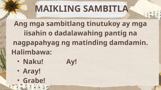 Sambitla Example Copy of Brown Vintage Group Project Presentation.pptx ANTAS NG DAMDAMIN ...