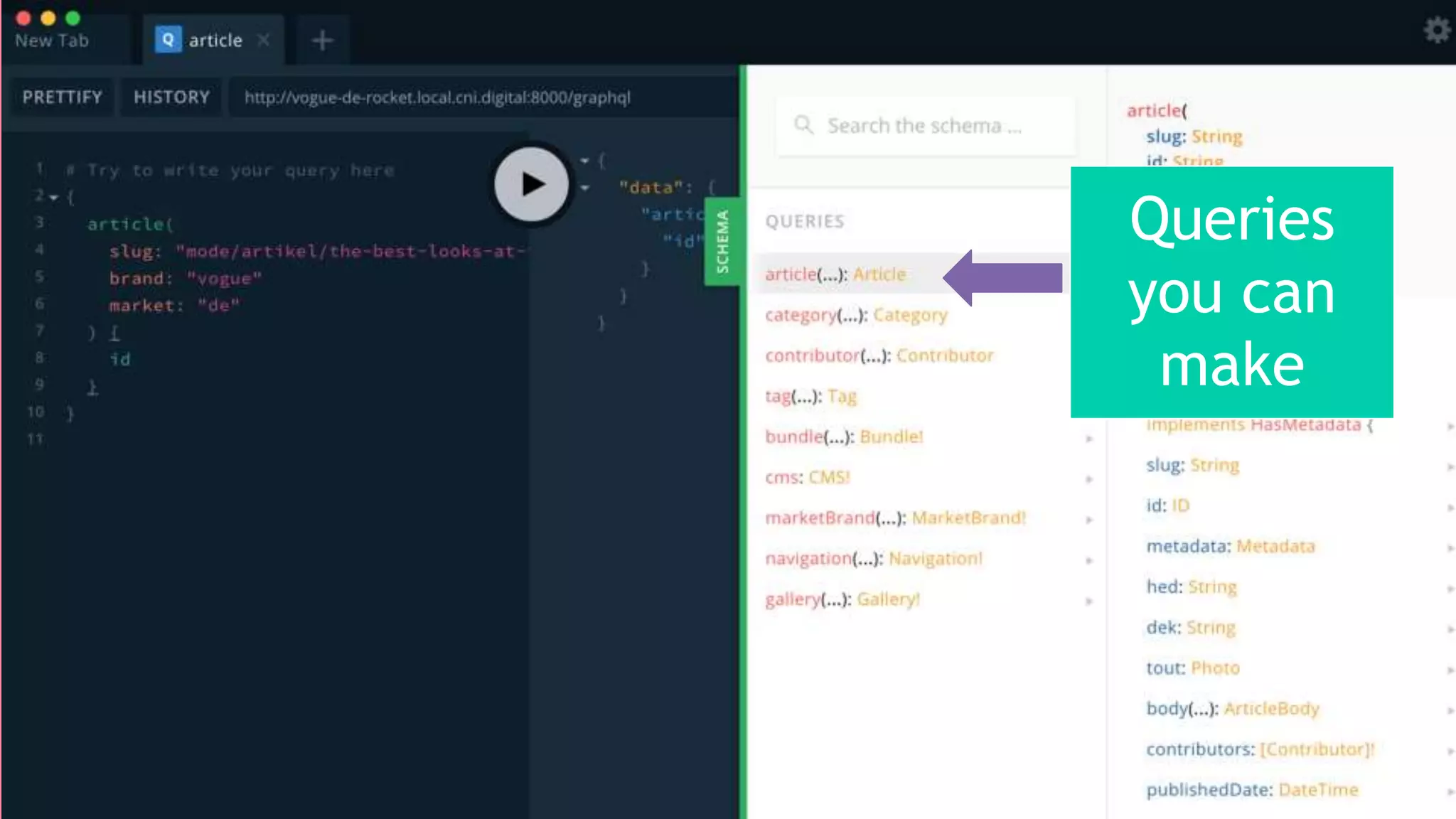Queries
you can
make
 