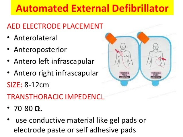 aed pad placement
