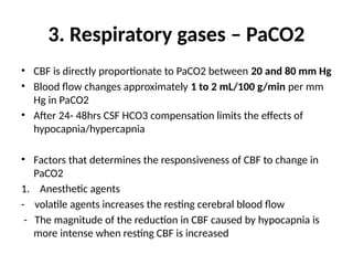 Gafir Pco2 Copy of Cerebral physiology anesthesia m | PPTX