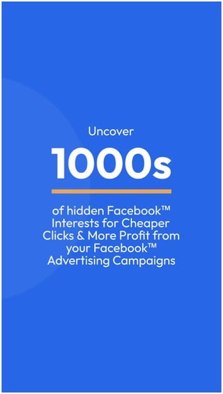 How To Get Cheaper Clicks & More Profit from your Hidden Facebook Advertising Campaigns in 2022