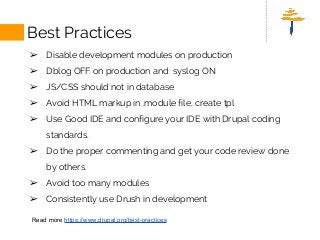 Checklist for drupal site development (Dev Tools)