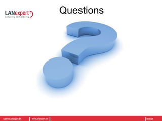 Management applied, not integratedResultMore points of management