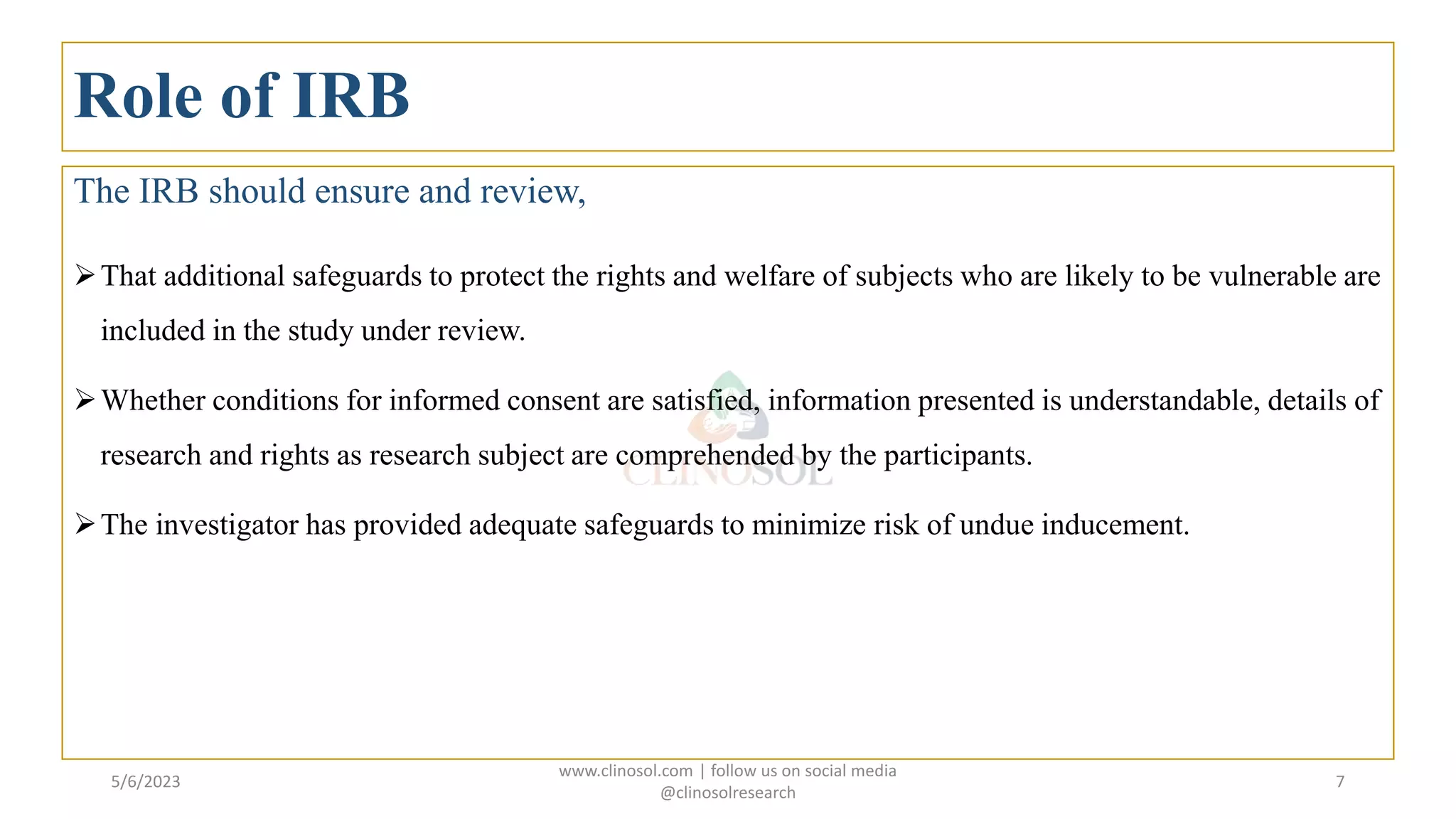 Using Vulnerable Populations In Clinical Research Pptx