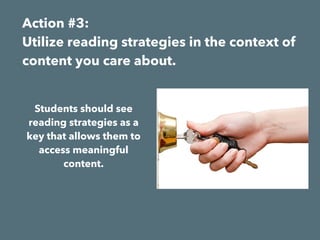 Students will learn more from reading a
sequenced text set than they will from
reading a series of disconnected texts.
 