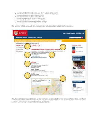 Guide Overview
This hands-on guide for all UXers explores the
intersection of content strategy and UX design
on a website design project.
We’ll show you how to embed content-first
thinking into popular UX design techniques to
reveal powerful insights about the content, that
lead to a better user experience.
We’ve worked up lots of example outputs so
you can see it all in action.
Content Strategy
A Guide for UX Designers
by Liam King
 