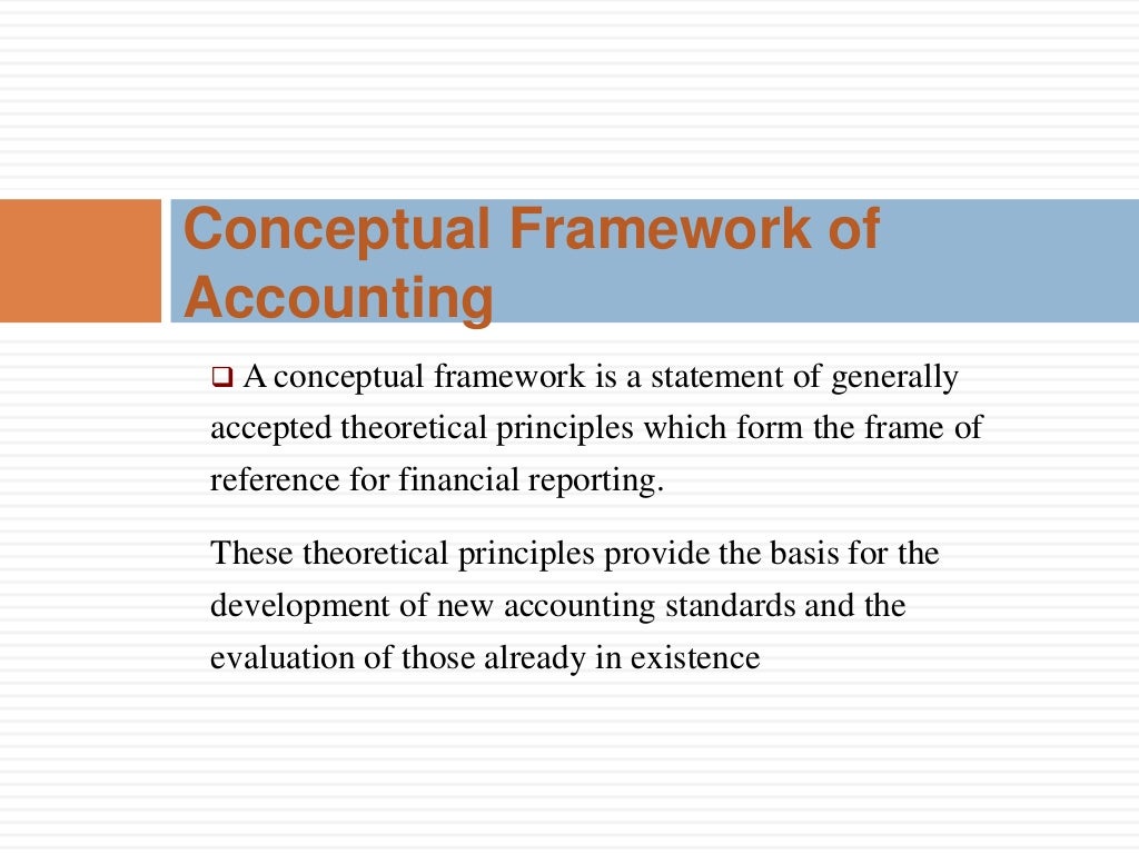 Conceptual Framework of Accounting