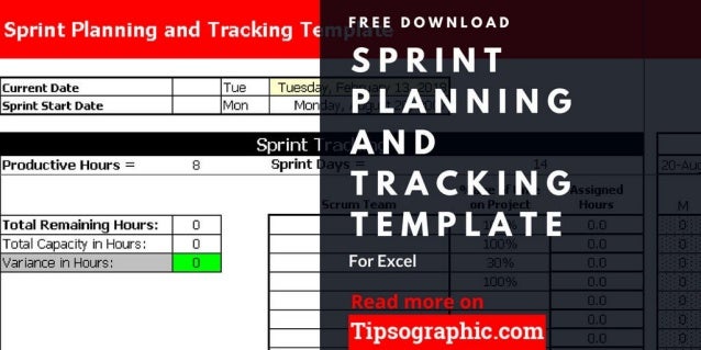 Sprint Planning and Tracking Template for Excel, Free Download htt…