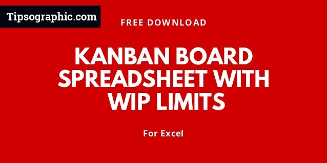 Kanban Board Template For Excel Free Download Http Bit Ly 2vn18h4