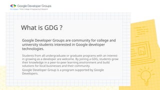 Google Developer group Info session.pptx | Technology & Computing