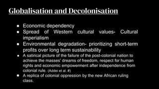 A Postcolonial Critique of 'Petals of Blood' by Ngugi Wa Thiong'O | PPTX