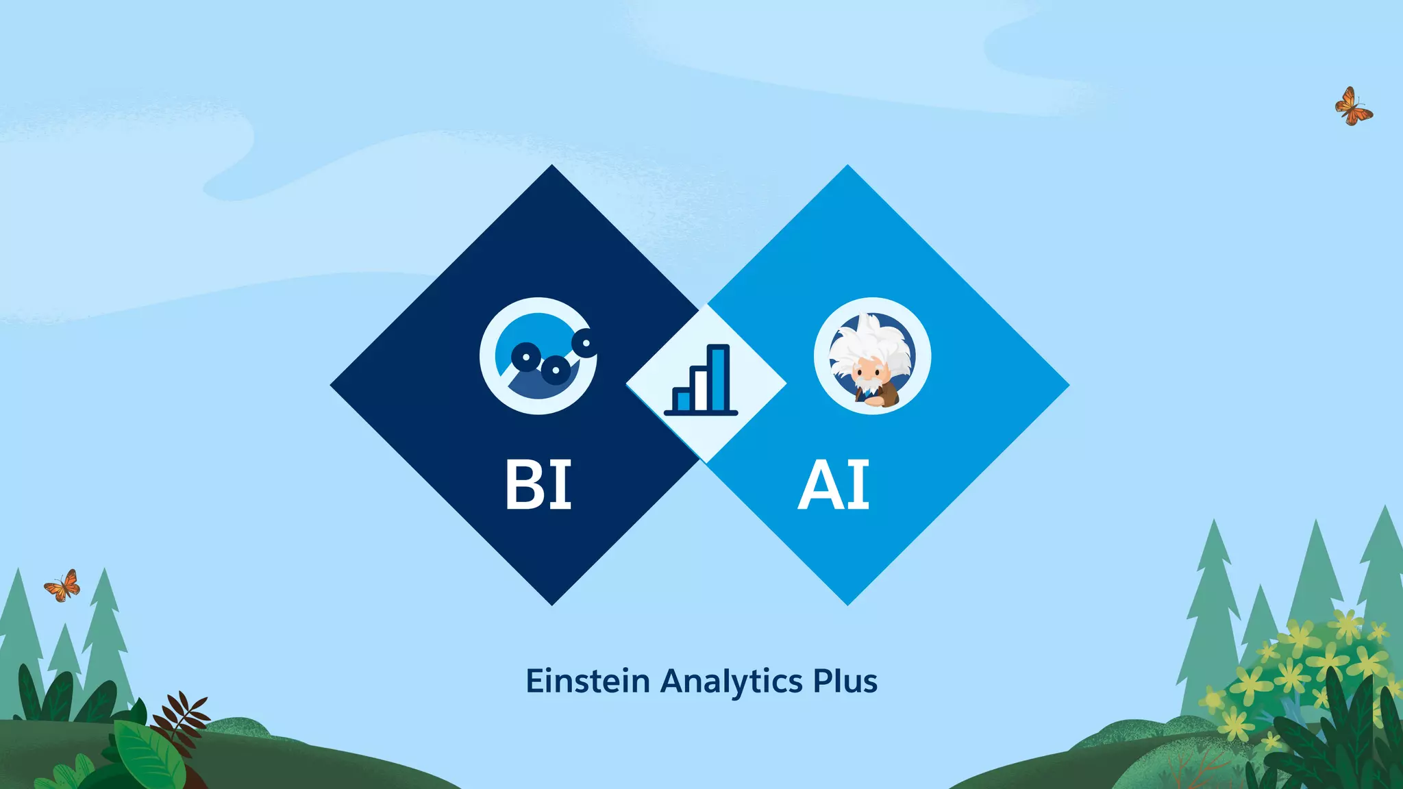 Einstein Analytics Plus
BI AI
 