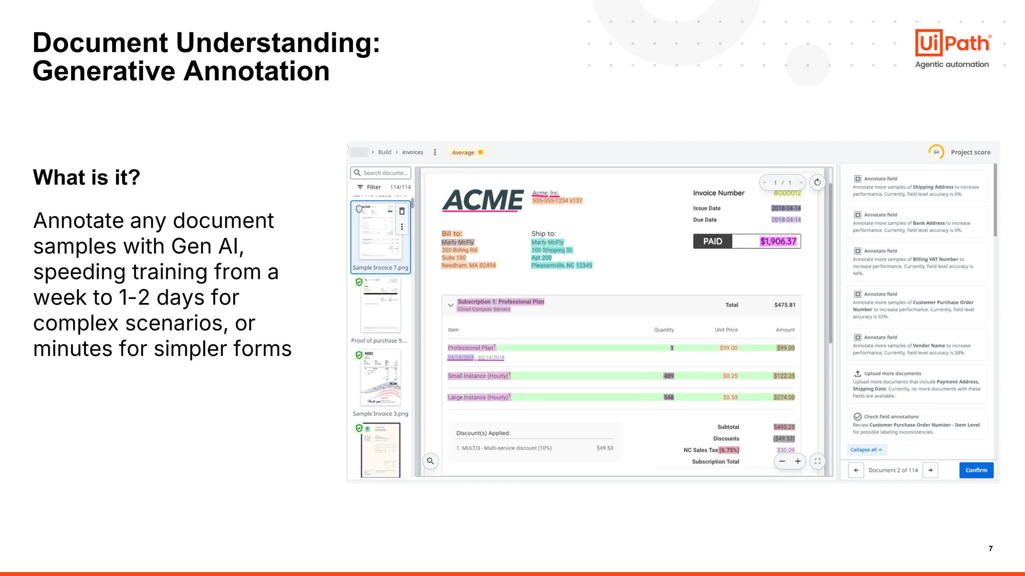 UiPath Document Understanding - Generative AI and Active learning ...