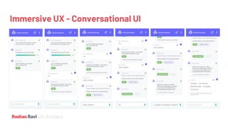 UX Architect
Immersive UX - Conversational UI
 