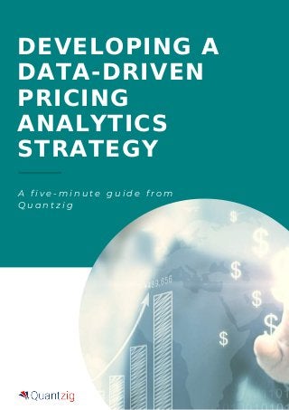 DEVELOPING A
DATA-DRIVEN
PRICING
ANALYTICS
STRATEGY
A f i v e - m i n u t e g u i d e f r o m
Q u a n t z i g
 