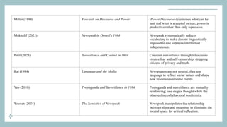 Language as a Tool of Control in Dystopian Literature: A Foucauldian ...