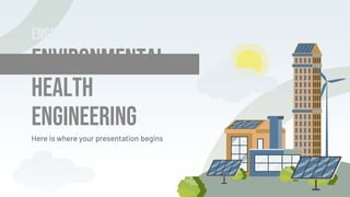ENGINEERING MAJOR FOR COLLEGE:
ENVIRONMENTAL
HEALTH
ENGINEERING
Here is where your presentation begins
 