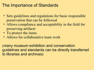 Exhibiting Collections with Preservation | PPT