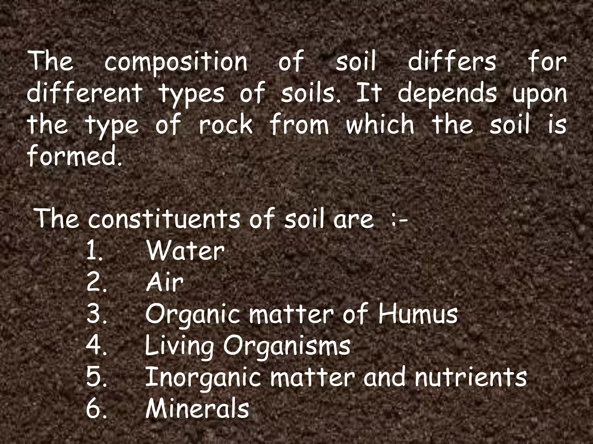project report on soil | PPTX