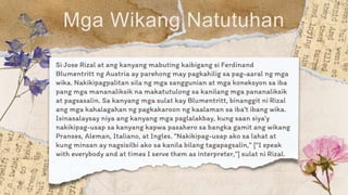 MGA AKDA AT WIKANG INARAL NI RIZAL.pptx