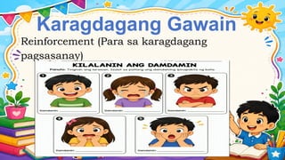Karagdagang Gawain
Reinforcement (Para sa karagdagang
pagsasanay)
 