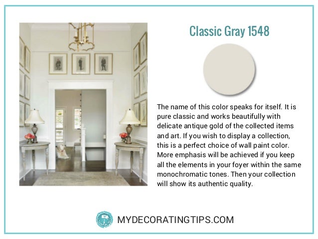 Choosing Foyer Or Entry Paint Colors