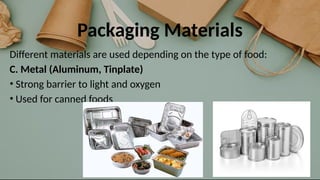 Comprehensive Guide to Food Packaging: Functions, Materials, and ...