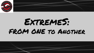 ExtremeS:
FROM ONE to Another
 