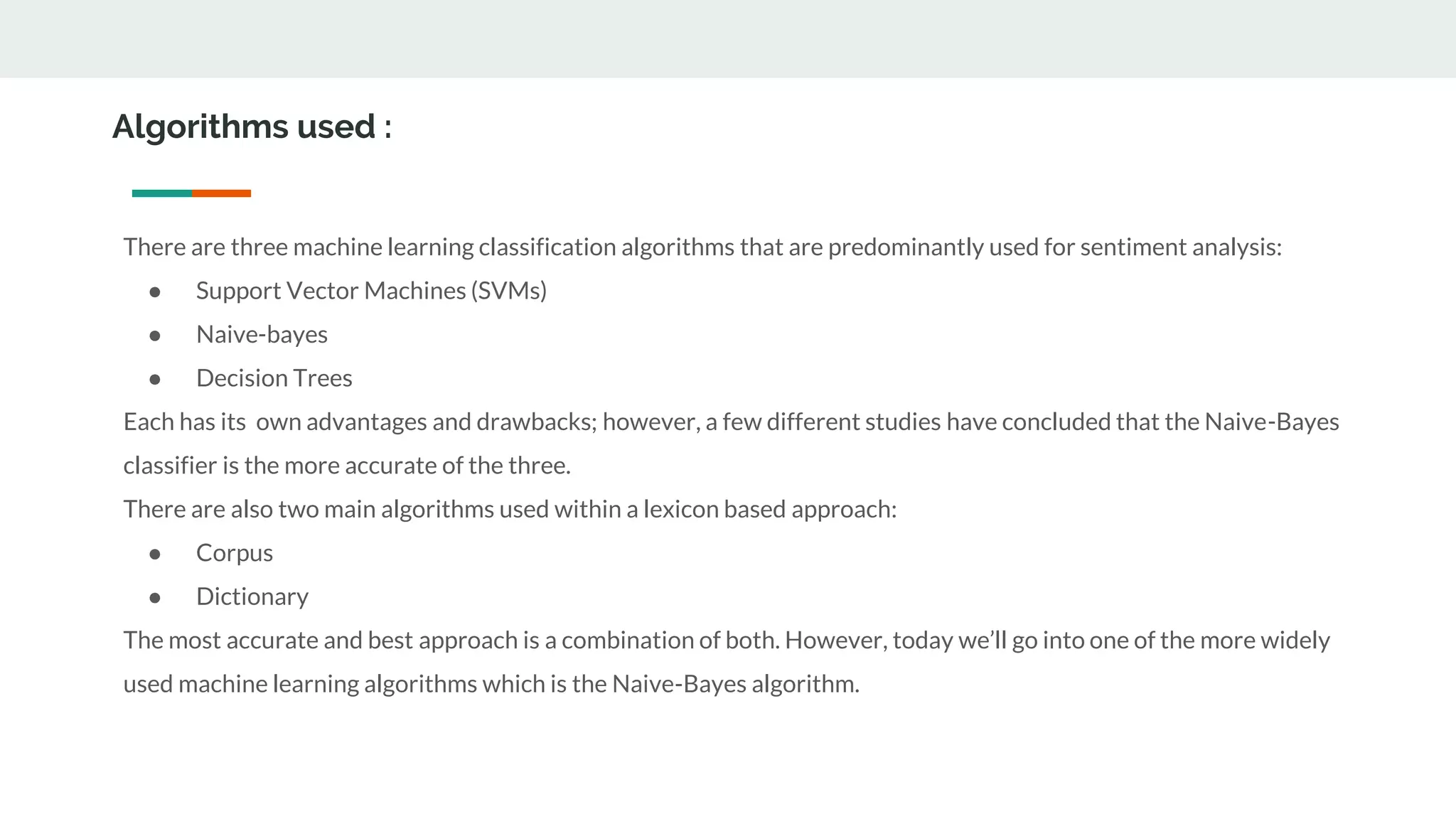 Presentation on Sentiment Analysis | PPTX