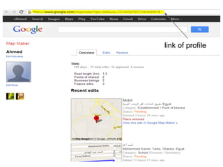 link of profile
 