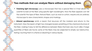 Forensic Analysis of Hair and Textile Fibers in Crime Investigation | PPTX