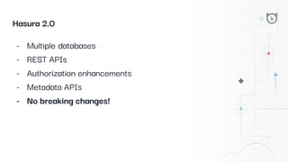 Hasira Api Hasura 2.0 Webinar | PDF