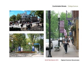 Comfortable Streets    College Avenue
