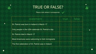 Comprehensive History and Traditions of St. Patrick's Day Celebration ...