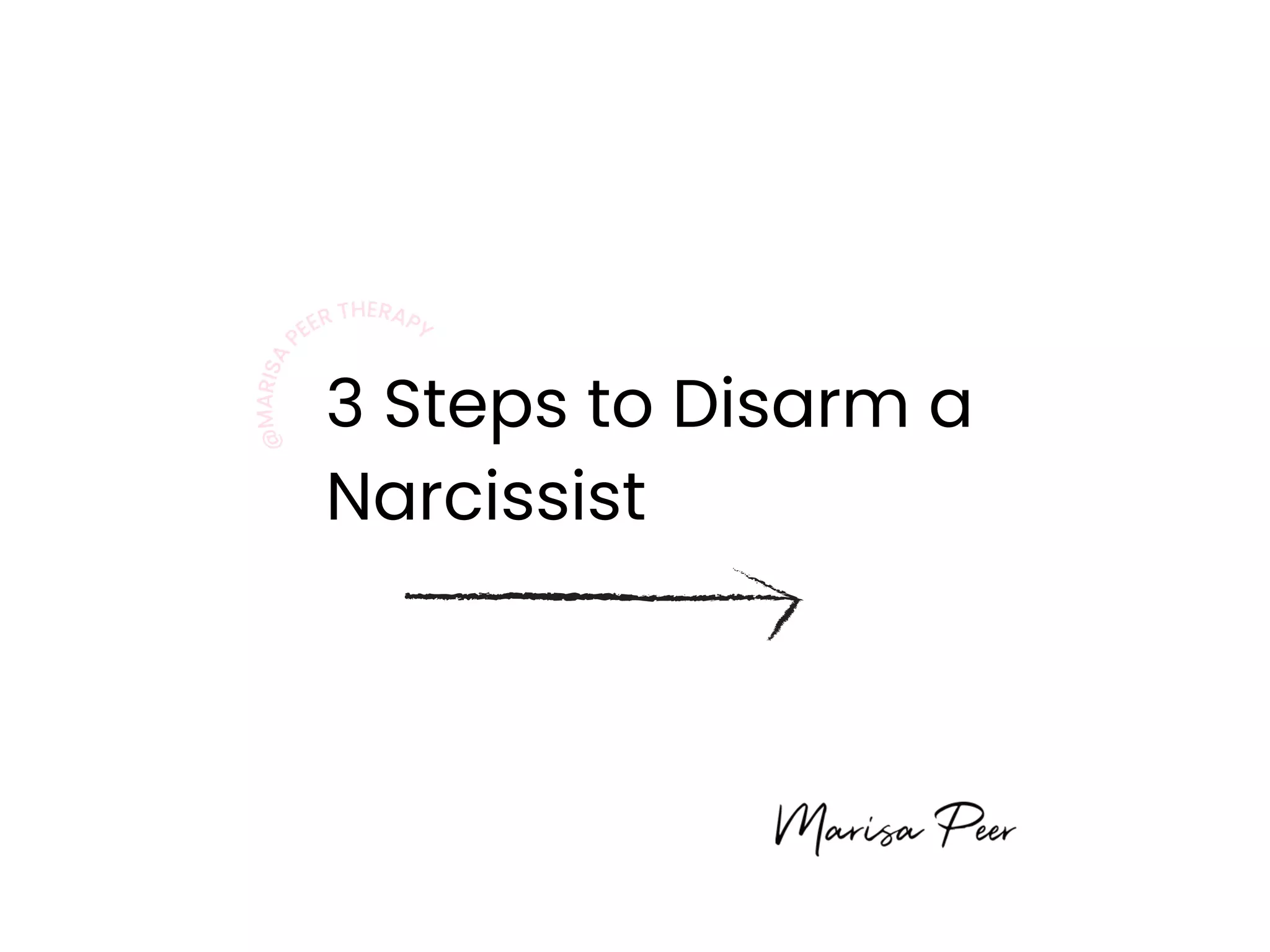 How to disarm a narcissist | PPT