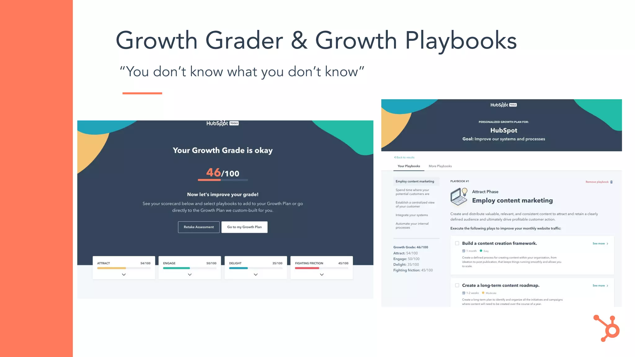 Growth Grader & Growth Playbooks
“You don’t know what you don’t know”
 