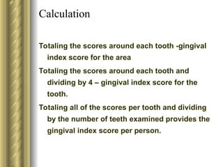Indices in Public Health dentistry for UGs | PPT